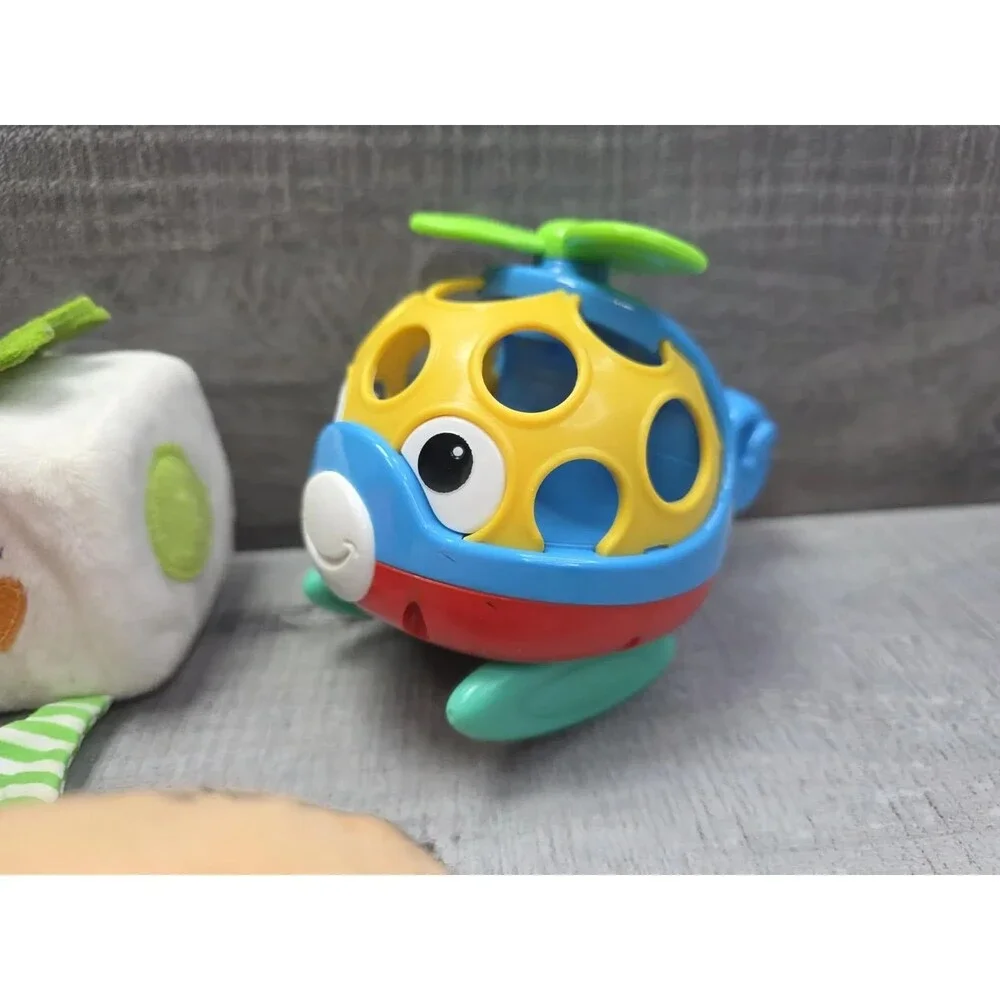 Lot Baby Sports Ball Toy Infant Sports Rattle Pottery Barn Kids Block + b209
